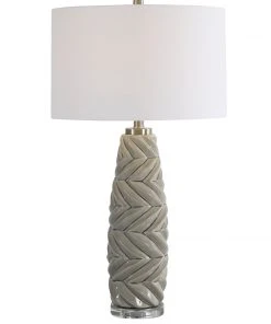 Table Lamps Uttermost Kari Light Gray Table Lamp