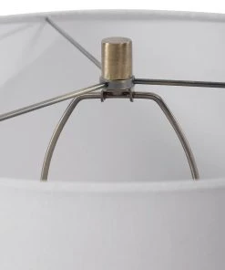 Uttermost Strauss White Ceramic Table Lamp