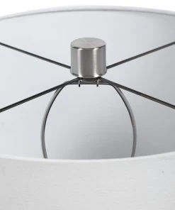 Table Lamps Uttermost Azariah White Crackle Table Lamp