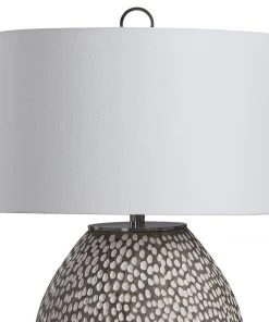Uttermost Cyprien Gray White Table Lamp 14 Uttermost Cyprien Gray White Table Lamp