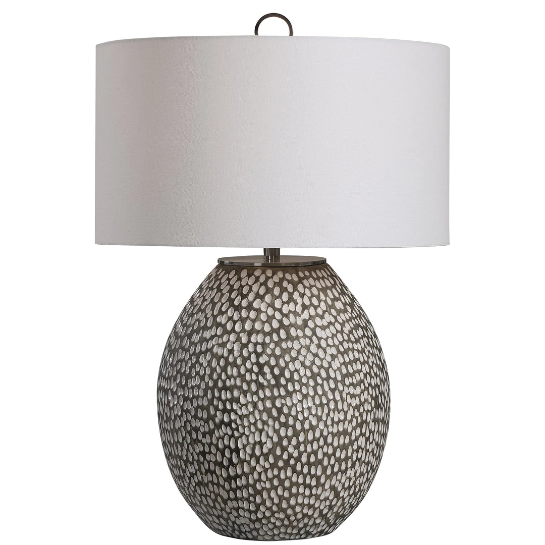 Uttermost Cyprien Gray White Table Lamp 3 Uttermost Cyprien Gray White Table Lamp