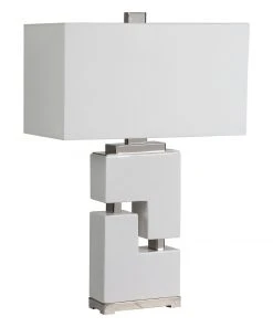 Uttermost Tetris White Table Lamp Table Lamps 12 Uttermost Tetris White Table Lamp Table Lamps