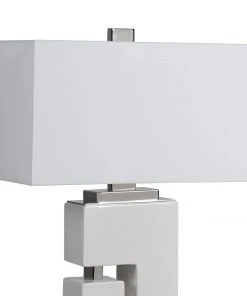 Uttermost Tetris White Table Lamp Table Lamps 14 Uttermost Tetris White Table Lamp Table Lamps