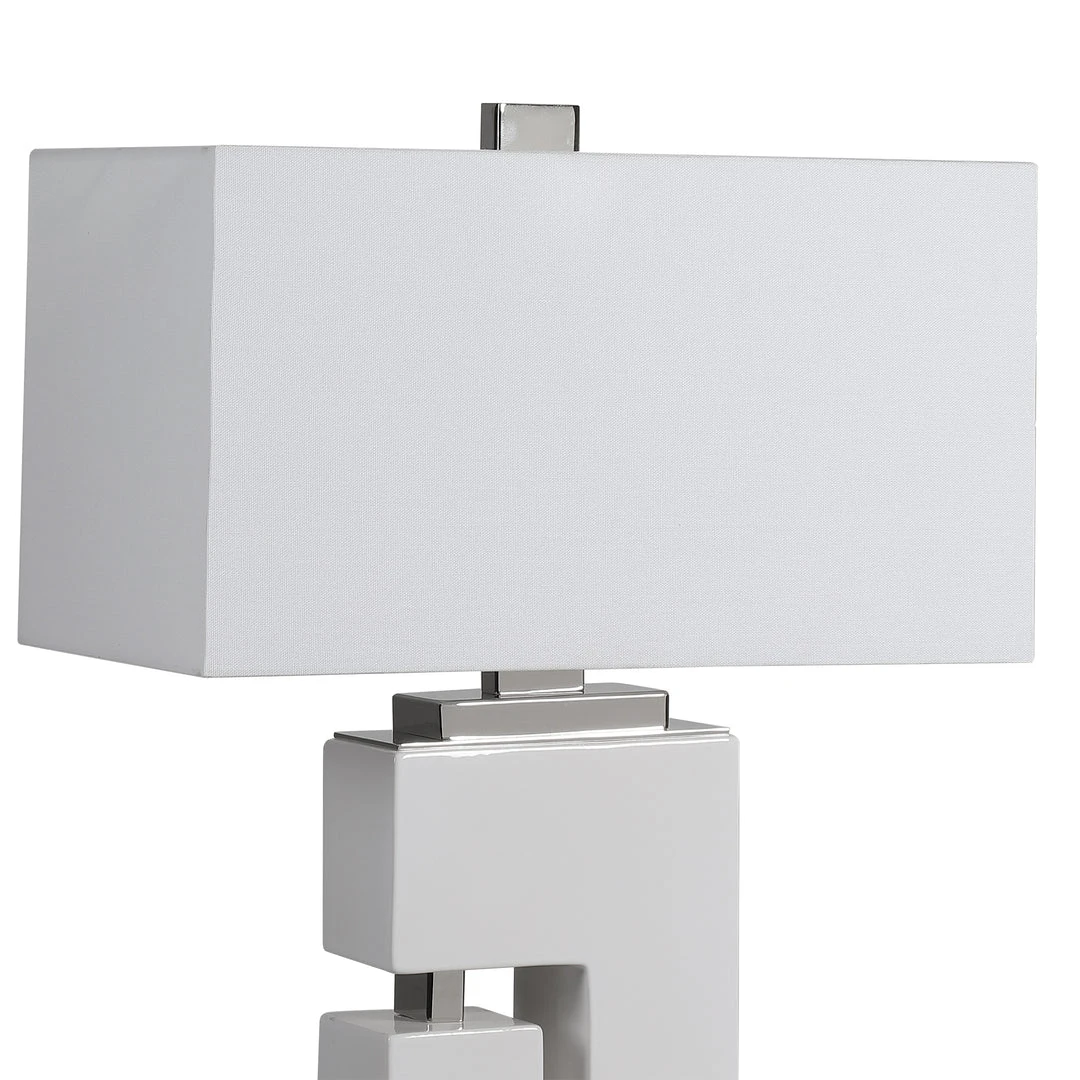 Uttermost Tetris White Table Lamp Table Lamps 8 Uttermost Tetris White Table Lamp Table Lamps