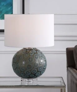 Uttermost Agate Slice Charcoal Table Lamp Table Lamps