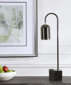Uttermost Umbra Black Nickel Desk Lamp Table Lamps