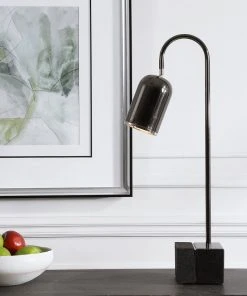 Uttermost Umbra Black Nickel Desk Lamp Table Lamps