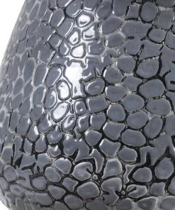 Uttermost Pebbles Metallic Gray Table Lamp