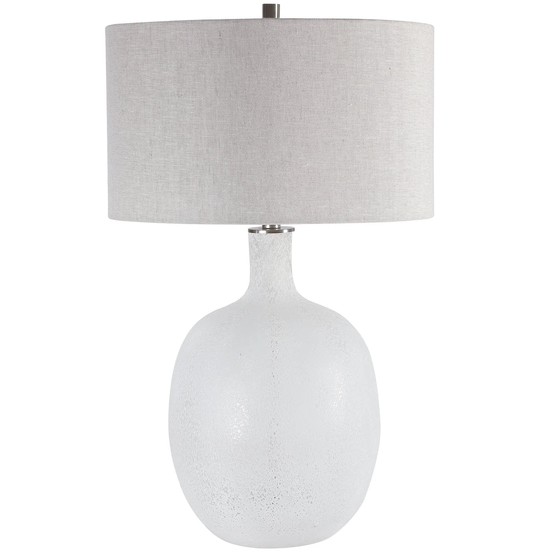Uttermost Whiteout Mottled Glass Table Lamp 6 Uttermost Whiteout Mottled Glass Table Lamp