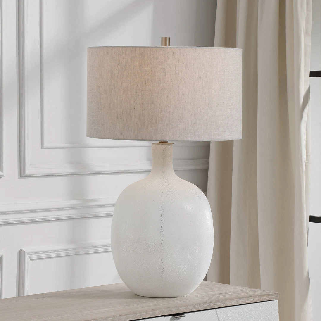 Uttermost Whiteout Mottled Glass Table Lamp 4 Uttermost Whiteout Mottled Glass Table Lamp
