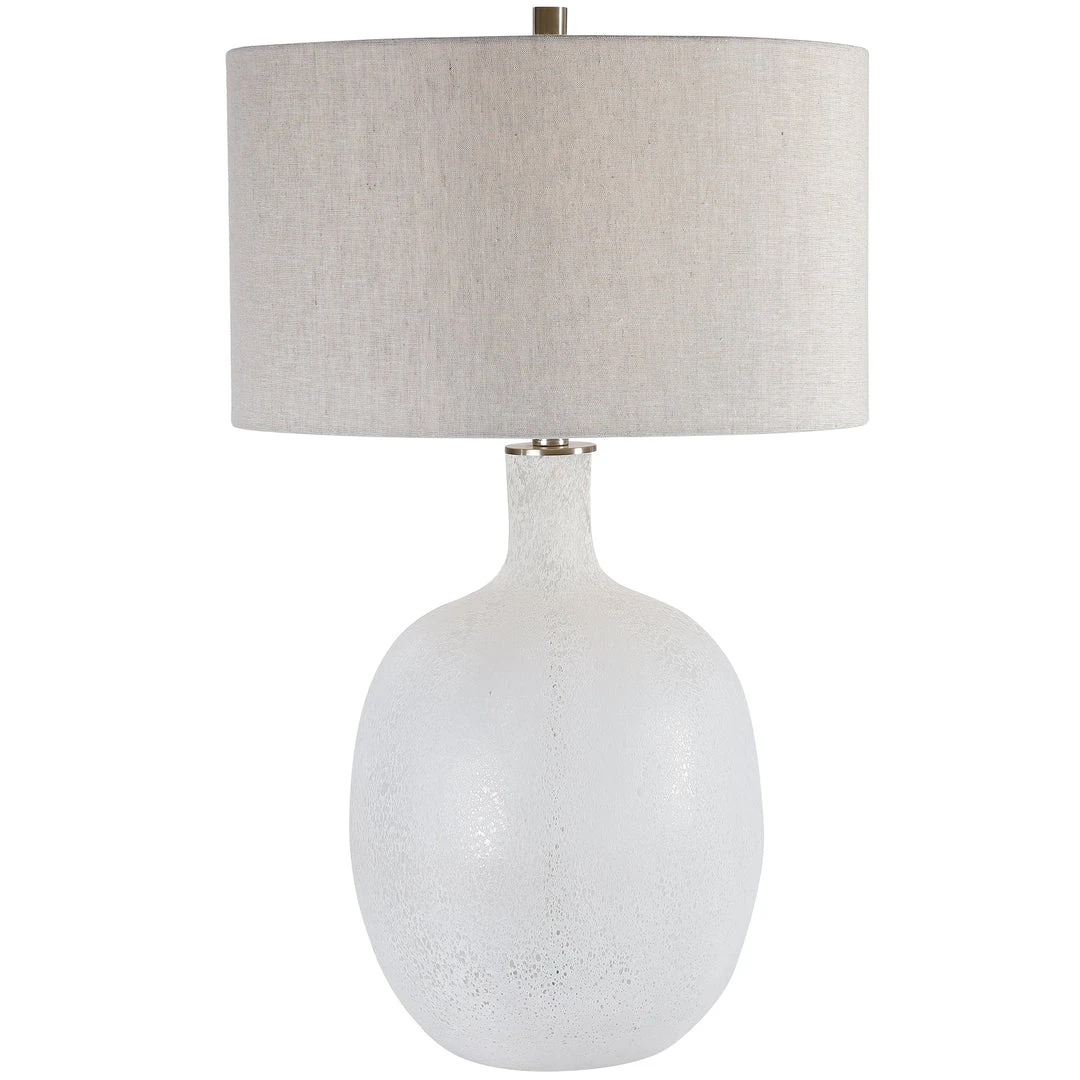 Uttermost Whiteout Mottled Glass Table Lamp 3 Uttermost Whiteout Mottled Glass Table Lamp