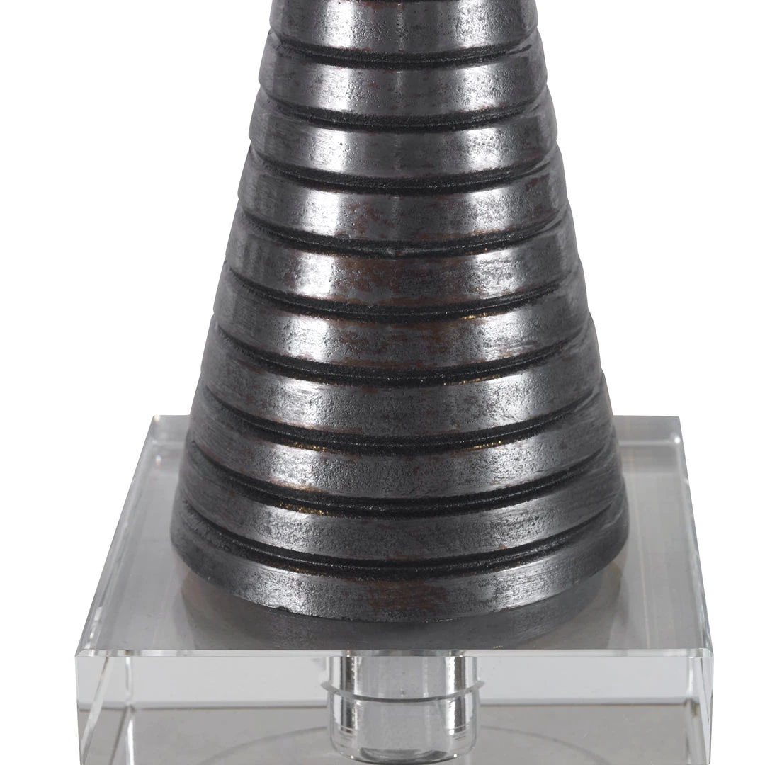 Uttermost Renegade Ribbed Iron Table Lamp Table Lamps 9 Uttermost Renegade Ribbed Iron Table Lamp Table Lamps