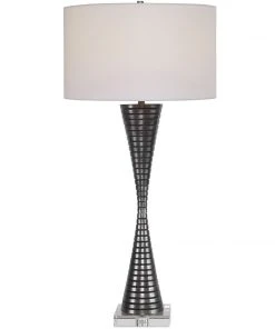 Uttermost Renegade Ribbed Iron Table Lamp Table Lamps