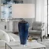 Uttermost Stargazer Cobalt Navy Table Lamp Table Lamps