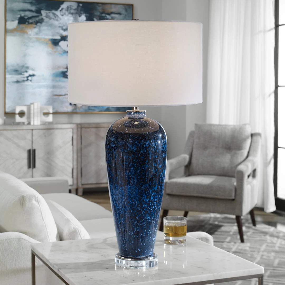 Uttermost Stargazer Cobalt Navy Table Lamp Table Lamps 3 Uttermost Stargazer Cobalt Navy Table Lamp Table Lamps