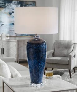 Uttermost Stargazer Cobalt Navy Table Lamp Table Lamps