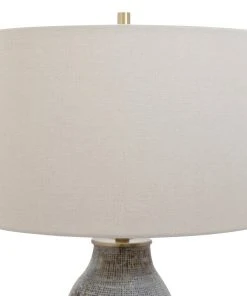 Uttermost Monacan Gray Textured Table Lamp 13 Uttermost Monacan Gray Textured Table Lamp