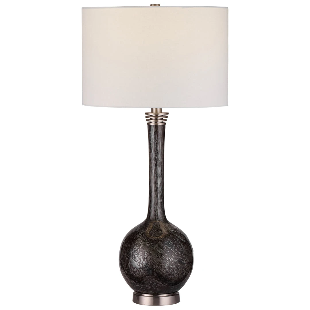 Table Lamps Uttermost Cosmos Charcoal Glass Buffet Lamp 3 Table Lamps Uttermost Cosmos Charcoal Glass Buffet Lamp