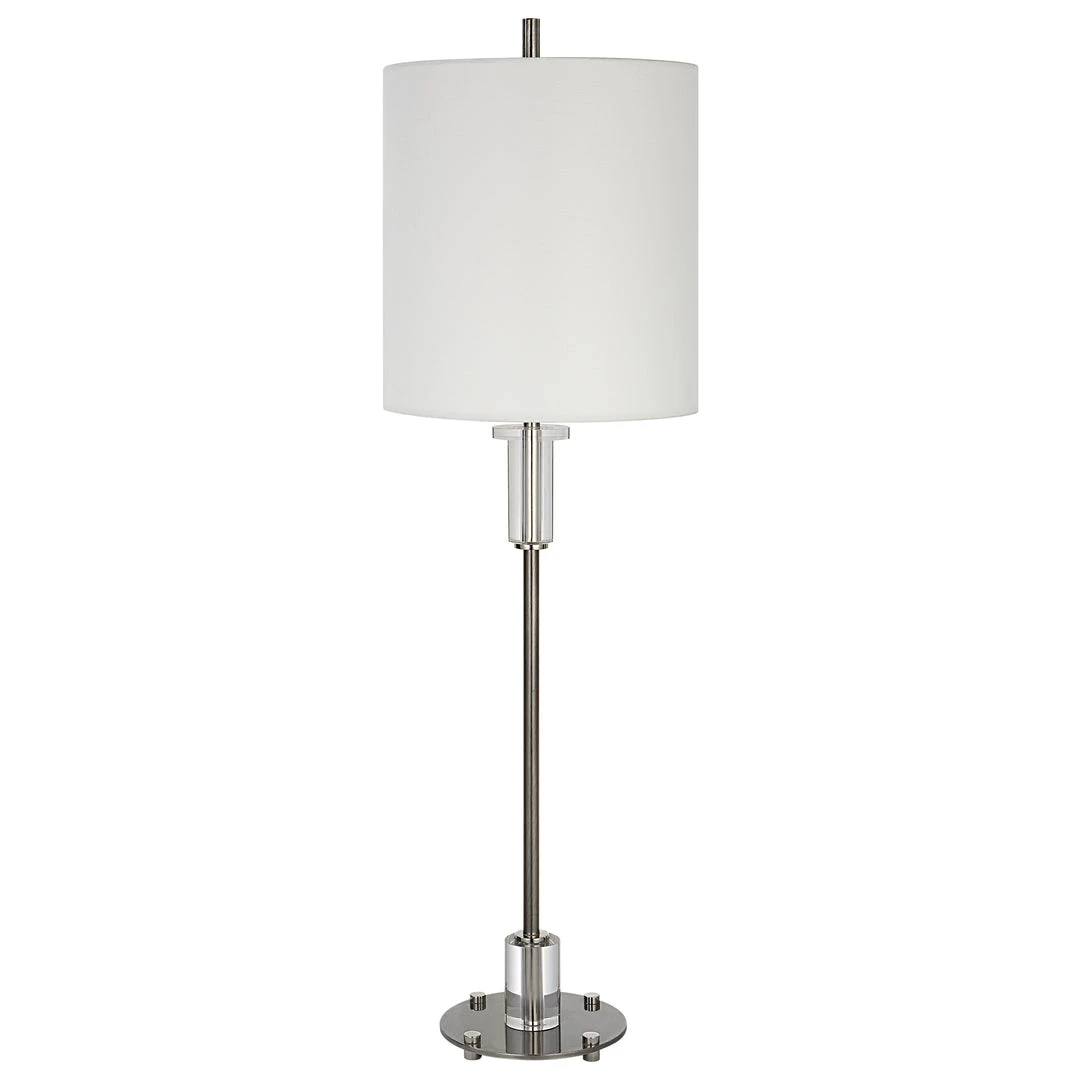 Table Lamps Uttermost Aurelia Steel Buffet Lamp 6 Table Lamps Uttermost Aurelia Steel Buffet Lamp