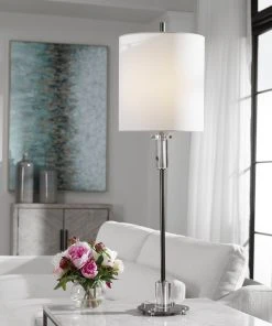 Table Lamps Uttermost Aurelia Steel Buffet Lamp 12 Table Lamps Uttermost Aurelia Steel Buffet Lamp