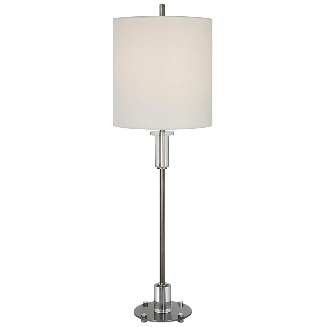 Table Lamps Uttermost Aurelia Steel Buffet Lamp 3 Table Lamps Uttermost Aurelia Steel Buffet Lamp