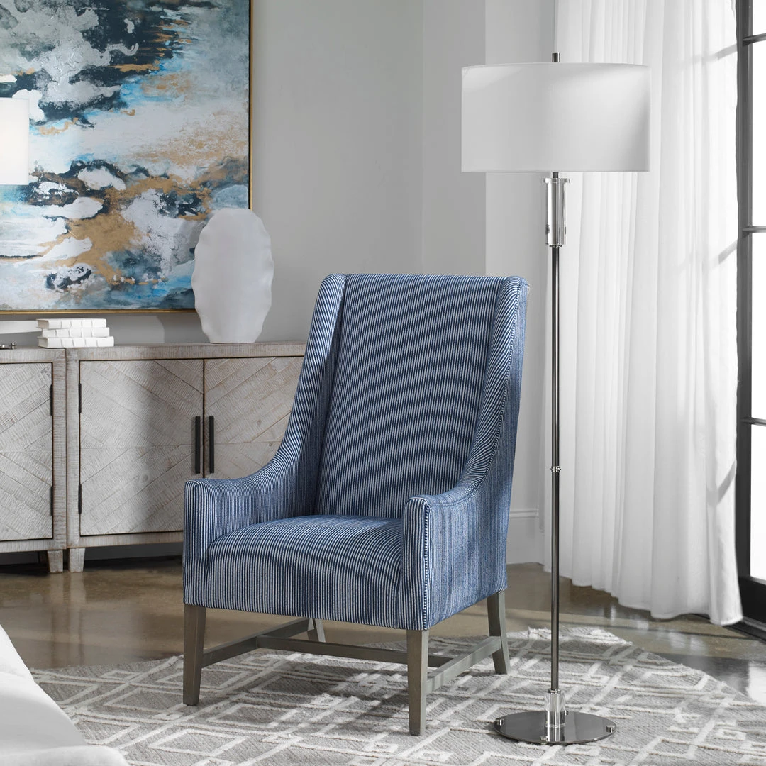 Uttermost Aurelia Steel Floor Lamp Table Lamps 5 Uttermost Aurelia Steel Floor Lamp Table Lamps