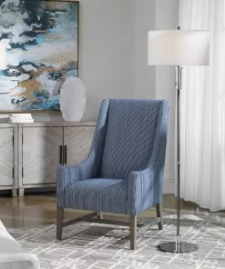 Uttermost Aurelia Steel Floor Lamp Table Lamps