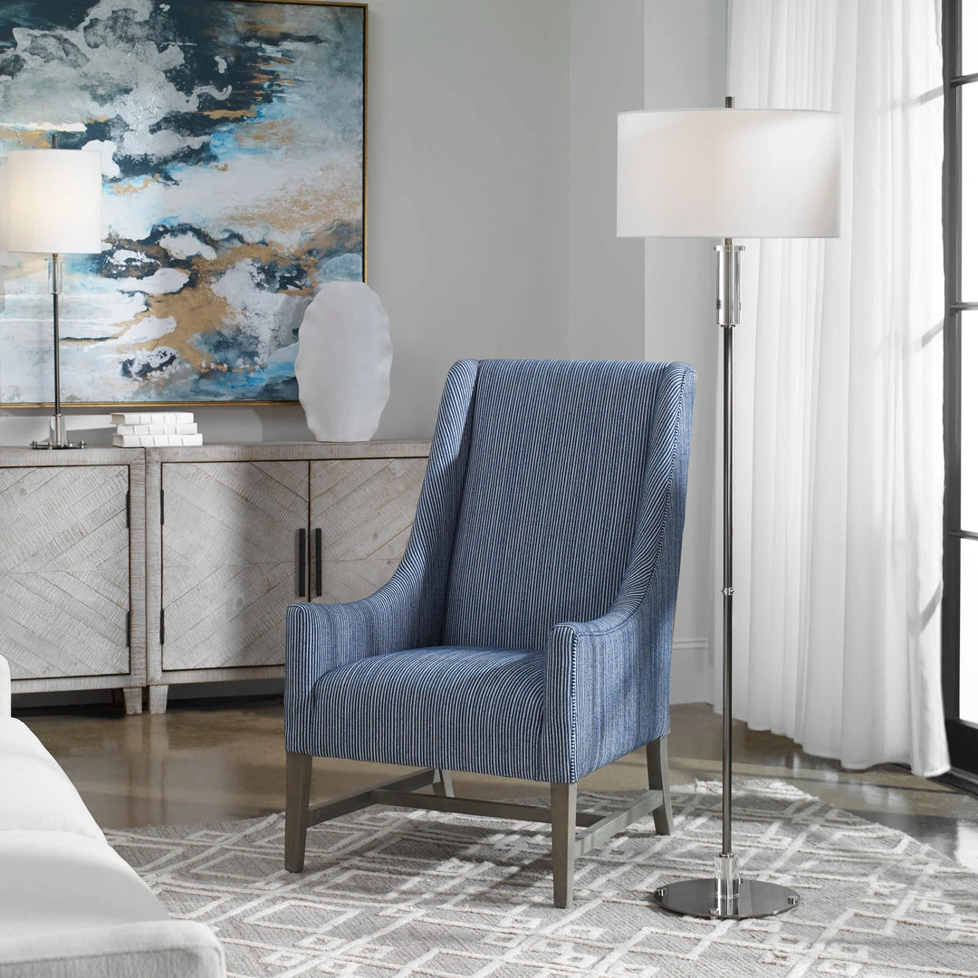 Uttermost Aurelia Steel Floor Lamp Table Lamps 4 Uttermost Aurelia Steel Floor Lamp Table Lamps