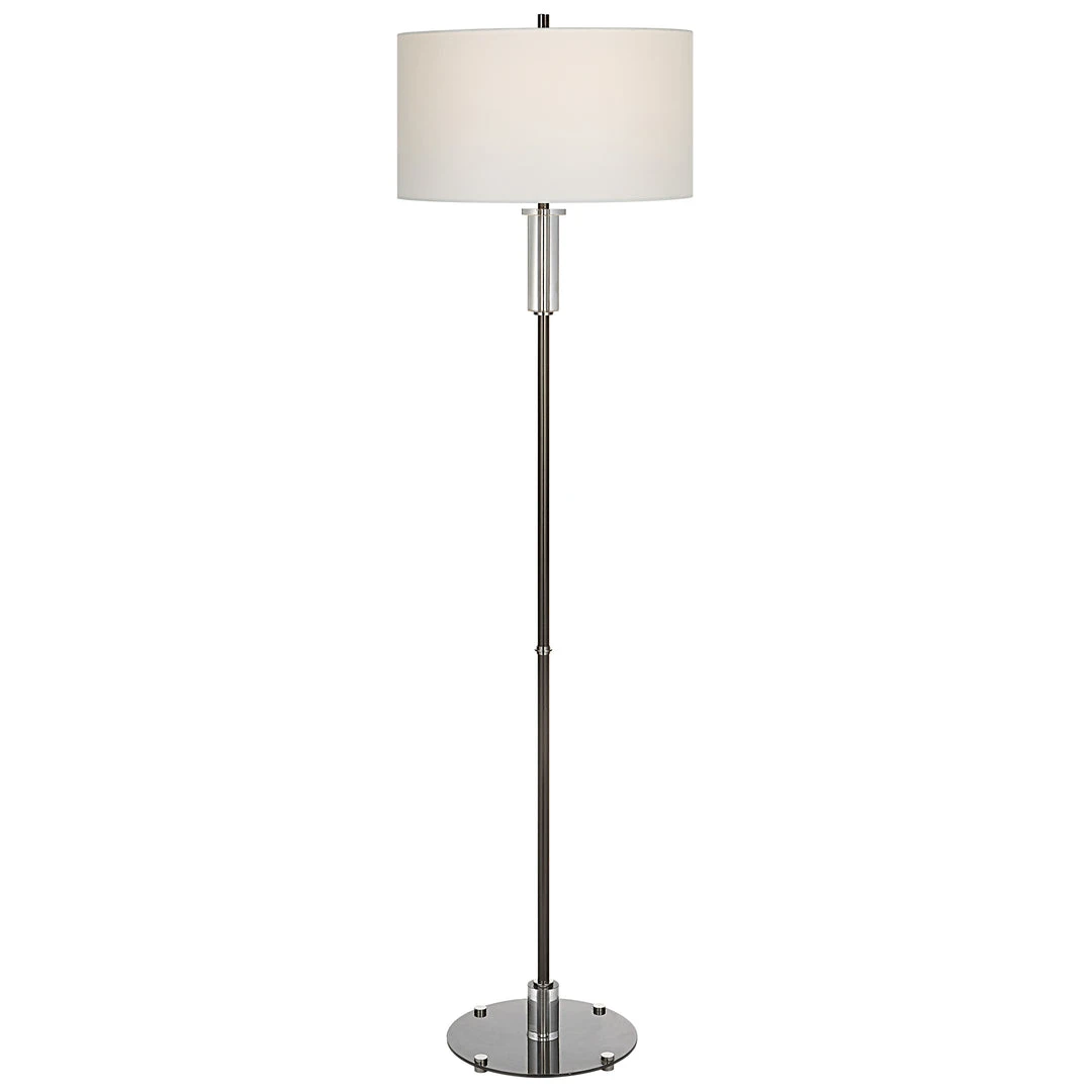 Uttermost Aurelia Steel Floor Lamp Table Lamps 3 Uttermost Aurelia Steel Floor Lamp Table Lamps