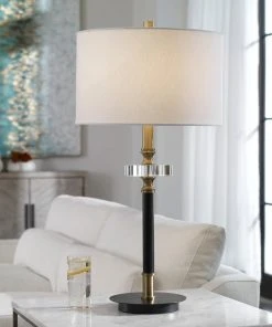 Uttermost Maud Aged Black Table Lamp Table Lamps