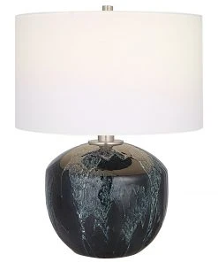Uttermost Highlands Deep Green Table Lamp Table Lamps