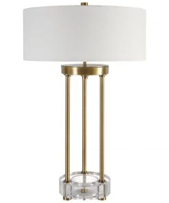 Uttermost Pantheon Brass Rod Table Lamp Table Lamps 12 Uttermost Pantheon Brass Rod Table Lamp Table Lamps