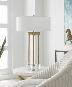 Uttermost Pantheon Brass Rod Table Lamp Table Lamps 11 Uttermost Pantheon Brass Rod Table Lamp Table Lamps