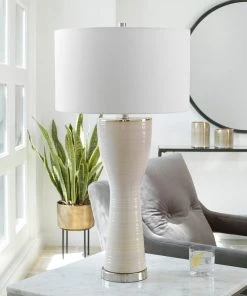 Table Lamps Uttermost Amphora Off-White Glaze Table Lamp 11 Table Lamps Uttermost Amphora Off-White Glaze Table Lamp