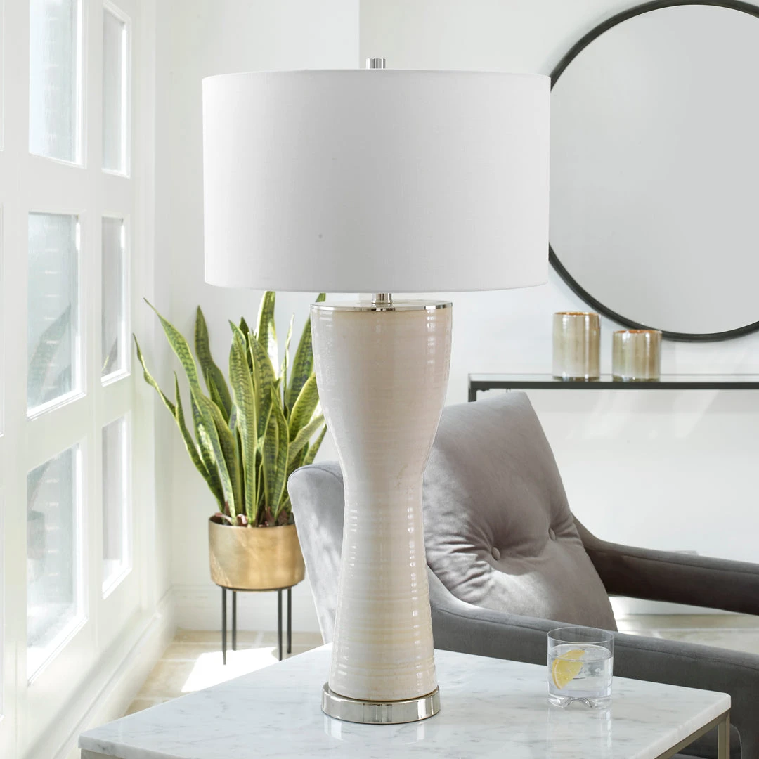 Table Lamps Uttermost Amphora Off-White Glaze Table Lamp 5 Table Lamps Uttermost Amphora Off-White Glaze Table Lamp