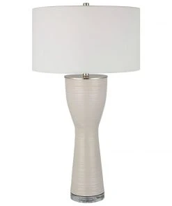 Table Lamps Uttermost Amphora Off-White Glaze Table Lamp