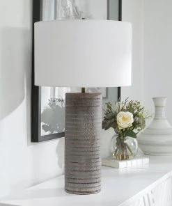 Uttermost Monolith Gray Table Lamp 19 Uttermost Monolith Gray Table Lamp