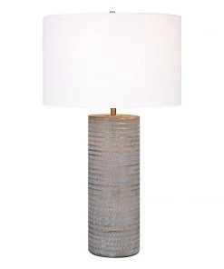 Uttermost Monolith Gray Table Lamp