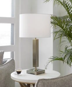 Uttermost Duomo Brass Table Lamp