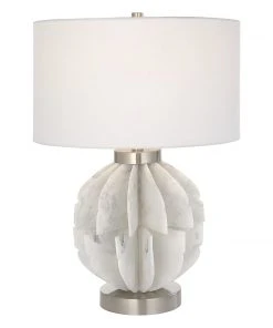 Table Lamps Uttermost Repetition White Marble Table Lamp