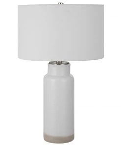 Uttermost Albany White Farmhouse Table Lamp
