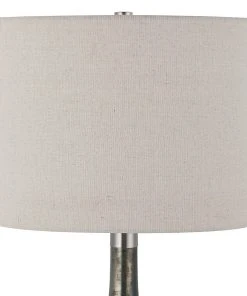 Uttermost Contour Metallic Glass Table Lamp