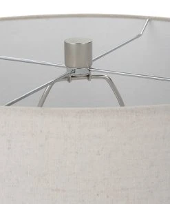 Uttermost Contour Metallic Glass Table Lamp