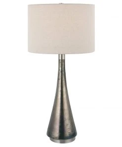 Uttermost Contour Metallic Glass Table Lamp