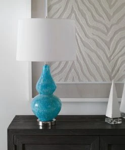 Uttermost Avalon Blue Table Lamp