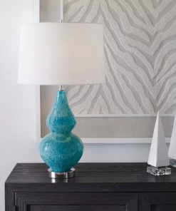 Uttermost Avalon Blue Table Lamp