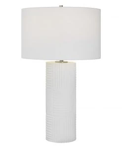 Table Lamps Uttermost Patchwork White Table Lamp