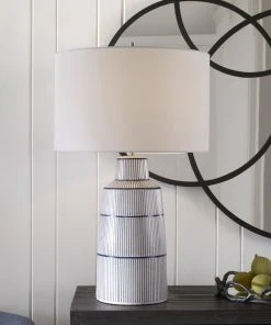 Uttermost Breton Nautical Stripe Table Lamp 10 Uttermost Breton Nautical Stripe Table Lamp