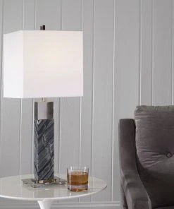 Uttermost Pilaster Black Marble Table Lamp 13 Uttermost Pilaster Black Marble Table Lamp