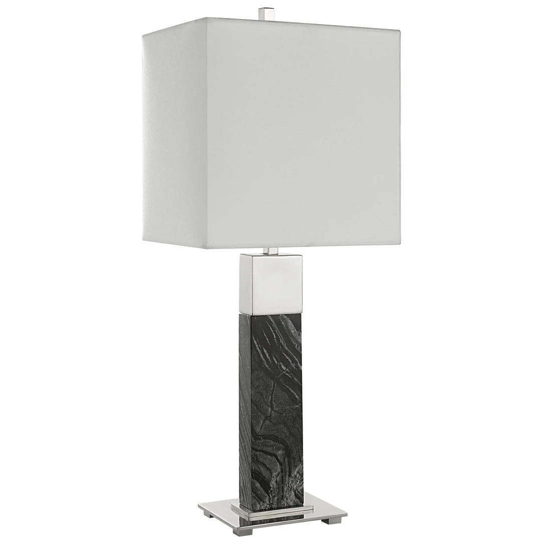 Uttermost Pilaster Black Marble Table Lamp 8 Uttermost Pilaster Black Marble Table Lamp